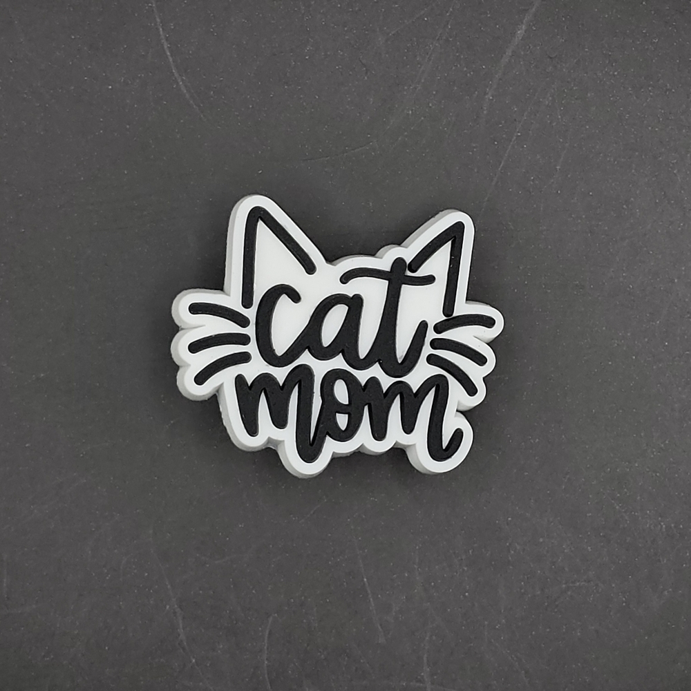 (5/$15) Cat Mom Croc Charm